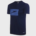 Camiseta Speedo Identity Poliamida - Masculina MARINHO/VERDE/BRANCO