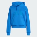 Blusão de Moletinho Capuz adidas Folgado Essentials Big Logo - Feminino AZUL