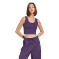 Regata adidas Essentials Small Logo Feminina ROXO/PRETO