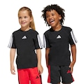 Camiseta adidas Essentials - Infantil PRETO/BRANCO