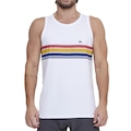 Camiseta Regata Quiksilver Everyday Stripe - Masculina BRANCO