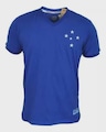 Camisa do Cruzeiro 1976 Retrô Mania - Masculina AZUL
