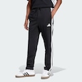 Calça de Moletom adidas Single Jersey 3 Listras - Masculina PRETO/BRANCO