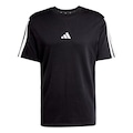 Camiseta adidas 3 Listras - Masculina PRETO