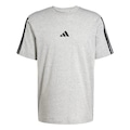 Camiseta adidas 3 Listras - Masculina CINZA