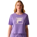 Camiseta Fila Letter Essentials - Feminina ROXO
