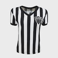 Camisa do Atlético Mineiro 1937 Liga Retro - Feminina BRANCO/PRETO