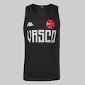 Camiseta Regata do Vasco Kappa Supporter Type - Masculina PRETO