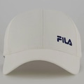 Boné Aba Curva Fila Prime - Snapback - Adulto BRANCO
