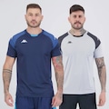 Camisa Kappa Sammy - 2 Unidades - Masculina CINZA