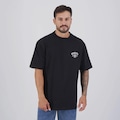 Camiseta Hurley Brasão - Masculina PRETO