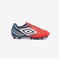Chuteira de Campo Umbro Techno II - Infantil LARANJA/AZUL