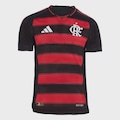 Camisa I do Flamengo Authentic 25/26 adidas - Masculina PRETO