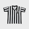 Camisa do Atlético-MG 1937 Liga Retro - Infantil BRANCO/PRETO