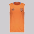 Camisa Regata do Sport Recife 2025 Umbro Treino - Masculina LARANJA