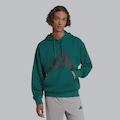 Blusão de Moletom com Capuz adidas Big Logo - Masculino VERDE