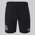 Bermuda do Santos 2023 Umbro Viagem - Masculina PRETO