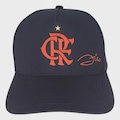 Boné Supercap Trucker Flamengo Silk 3d Zico - Unissex PRETO