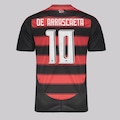 Camisa do Flamengo I 2025 10 De Arrascaeta adidas - Masculina PRETO