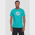 Camiseta NFL Logo Miami Dolphins - Masculina VERDE