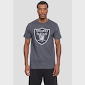 Camiseta NFL Las Vegas Raiders - Masculina CINZA ESCURO