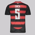 Camisa do Flamengo I 2025 5 Erick adidas - Masculina PRETO
