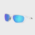 Óculos de Sol Unissex Oakley Lateralis Prizm Matte Clear BRANCO