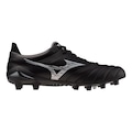 Chuteira de Campo Mizuno Morelia Neo IV Japan - Adulto PRETO/PRATA