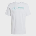 Camiseta Estampada adidas Mercedes Amg Petronas Fórmula 1 Team Dna - Masculina BRANCO