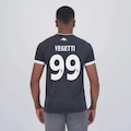 Camisa do Vasco Supporter New 99 Vegetti Kappa - Masculina PRETO