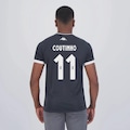 Camisa do Vasco Supporter New 11 Coutinho Kappa - Masculina PRETO