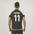 Camisa do Vasco Supporter Basic 11 Coutinho Kappa - Masculina PRETO