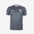 Camisa de Treino do São Paulo 25 New Balance Masculina CINZA