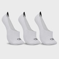 Meia Invisível Olympikus Ultra - 3 Pares - Feminina BRANCO