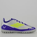 Chuteira Society Infantil adidas F50 Messi Club PRATA