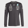 Camiseta Manga Longa adidas Driver Mercedes AMG Petronas Formula One Team - Masculina PRETO