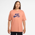 Camiseta Nike SB - Masculina LARANJA/AZUL