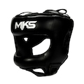 Protetor de Cabeça de Boxe Mks Combat Full Face Nose Protection G/gg PRETO