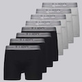 Cueca Boxer Lupo Anatomic Shape - 8 Unidades - Masculina PRETO/CINZA