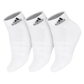 Kit Meias adidas AnklCushioned Sportswear 41 A 43 Pack com 3 Pares - Adulto BRANCO