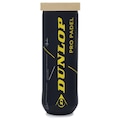 Bola dPadel Dunlop Pro Padel Tubo com 3 Bolas PRETO