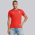 Camisa Portugal I 2025 Puma - Masculina VERMELHO