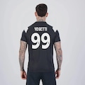 Camisa do Vasco Kappa Supporter Cuts 99 Vegetti - Masculina PRETO
