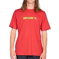 Camiseta Rip Curl New Icon - Masculina VERMELHO