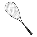 Raquete de Squash Head Spark Elite com 1 Óculos + 2 Bolinhas PRETO