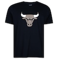 Camiseta New Era Regular NBA Chicago Bulls Core - Masculina PRETO