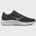 Tênis Mizuno Action 4 - Masculino PRETO/OURO