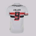 Camisa New Balance São Paulo I 2025 9 Calleri - Masculina BRANCO