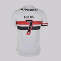 Camisa New Balance São Paulo I 2025 7 Lucas - Masculina BRANCO