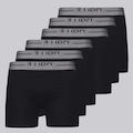 Cueca Boxer Lupo Anatomic Shape 6 Unidades PRETO